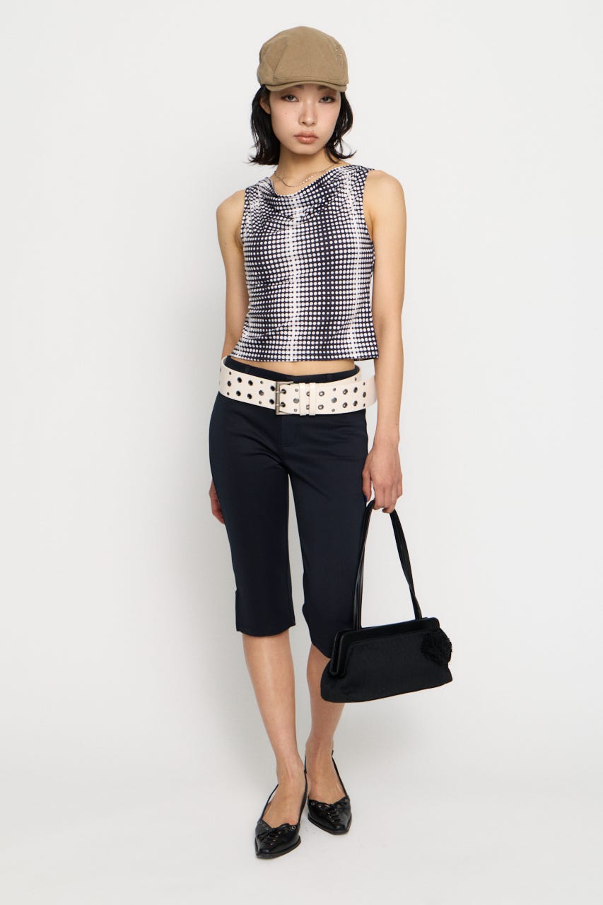 GRADATION DOT トップス BLK FREE