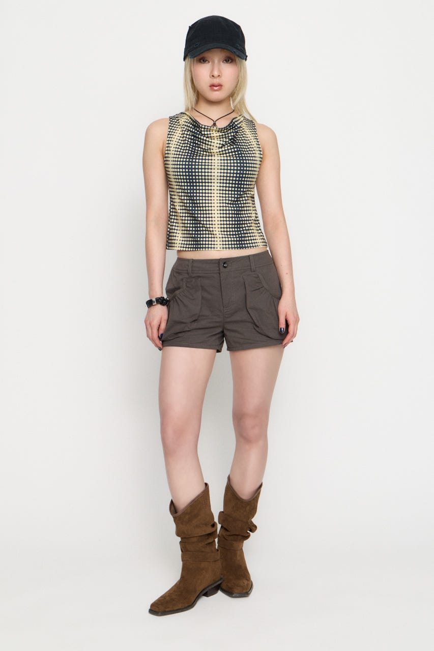 GRADATION DOT トップス NVY FREE