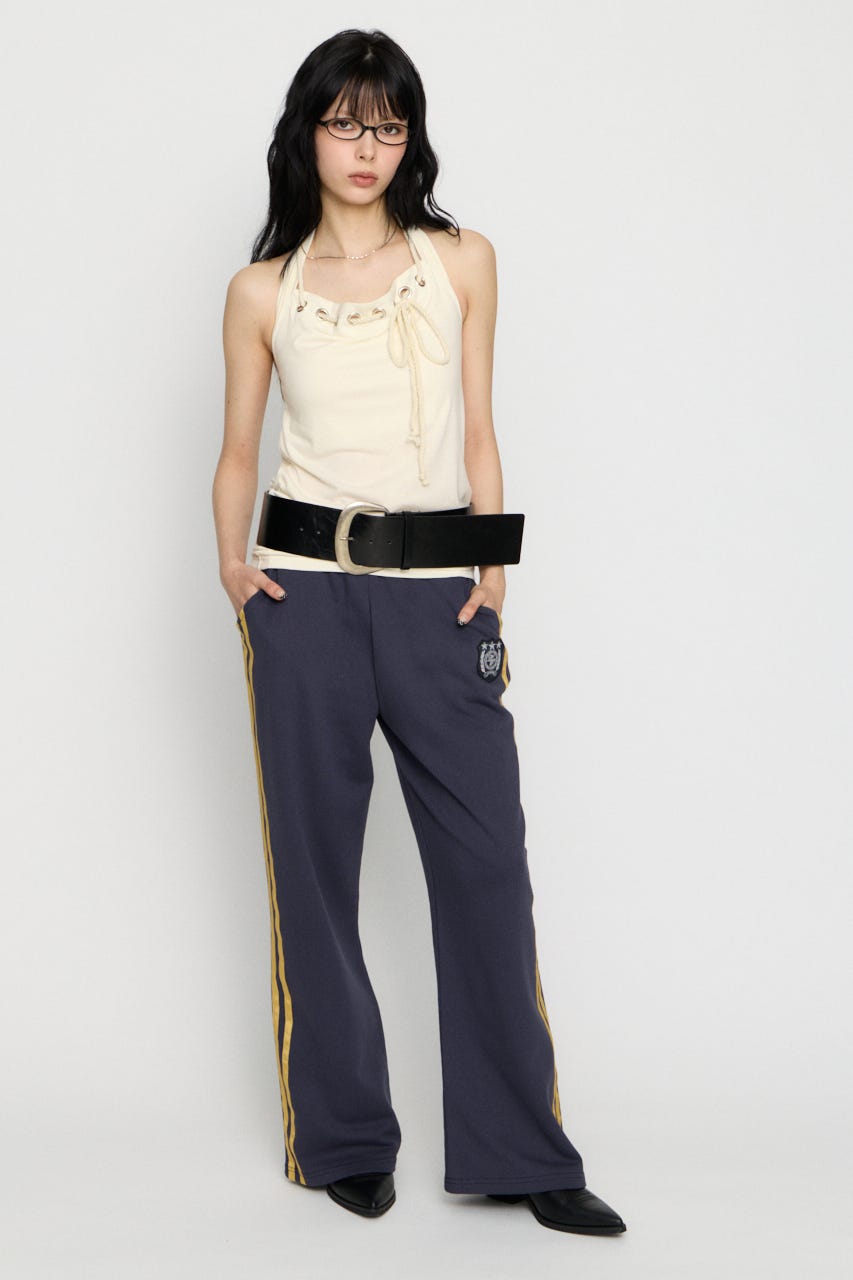 HALTER NECK RING トップス WHT FREE