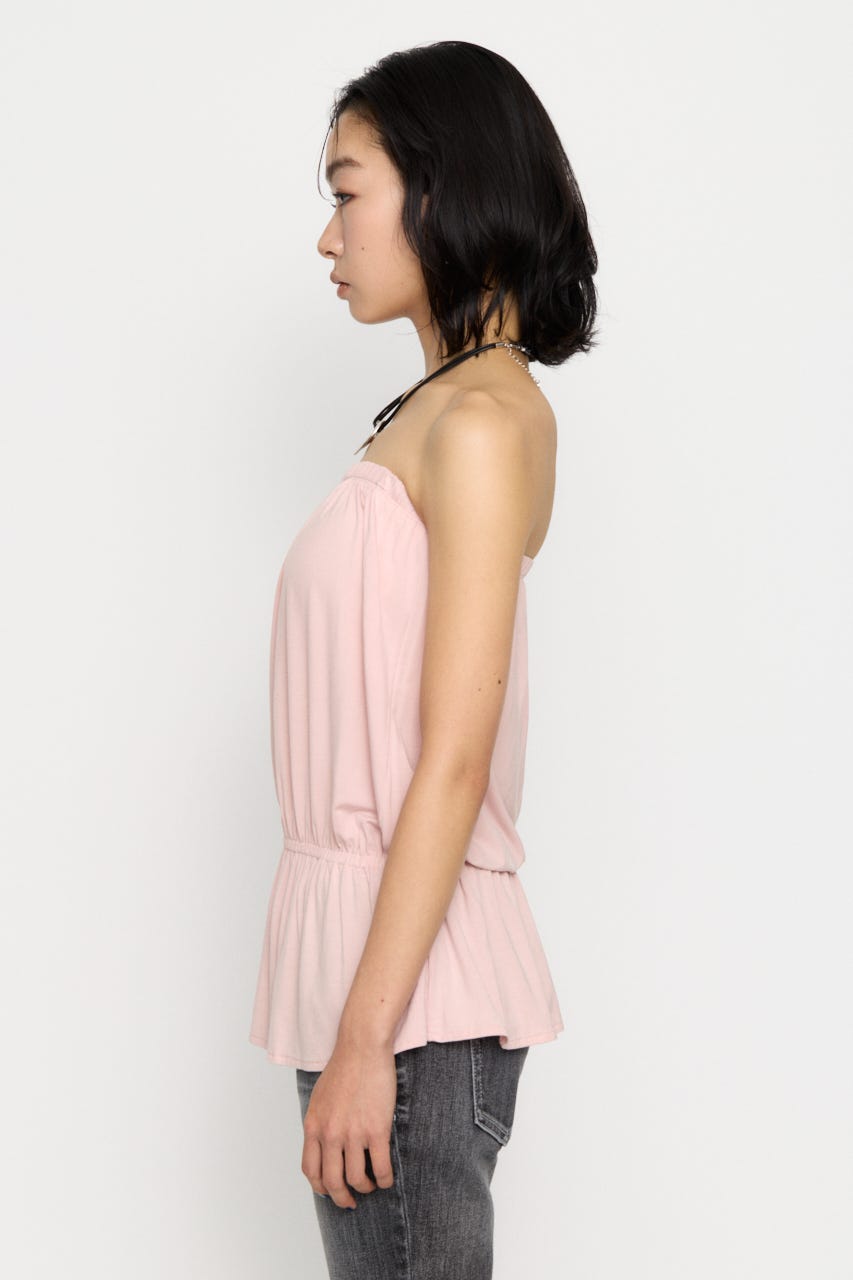 PEPLUM CUP BARE チュニック PNK FREE