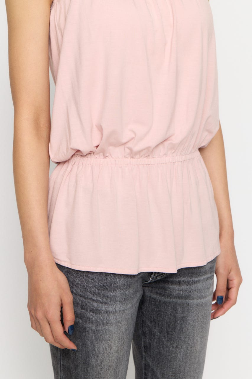 PEPLUM CUP BARE チュニック PNK FREE