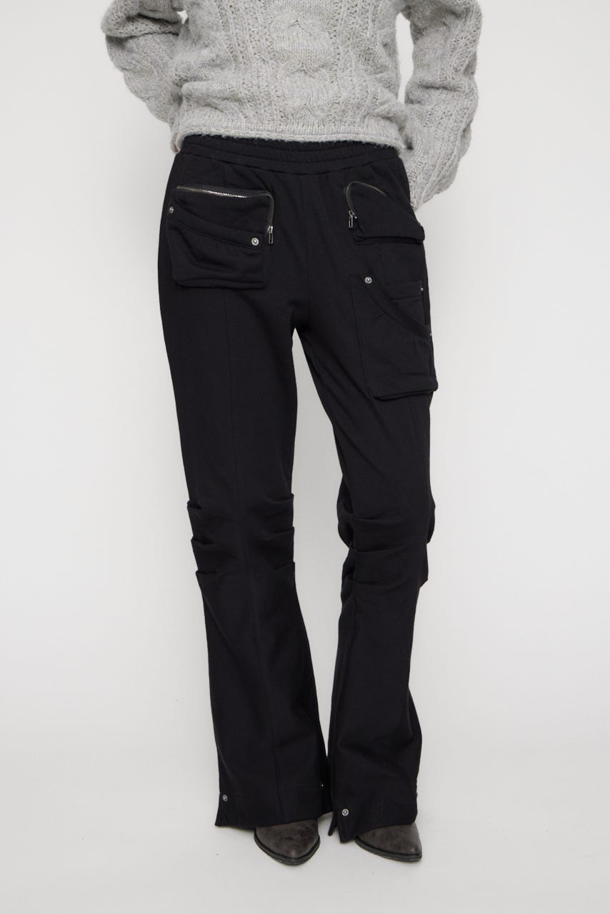 POCKET POINT CUT パンツ BLK S