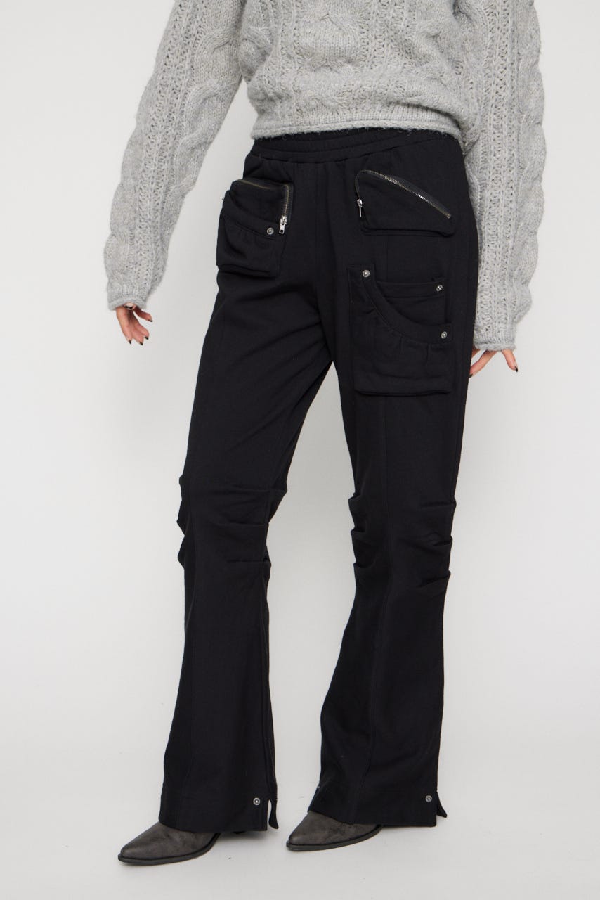 POCKET POINT CUT パンツ BLK S