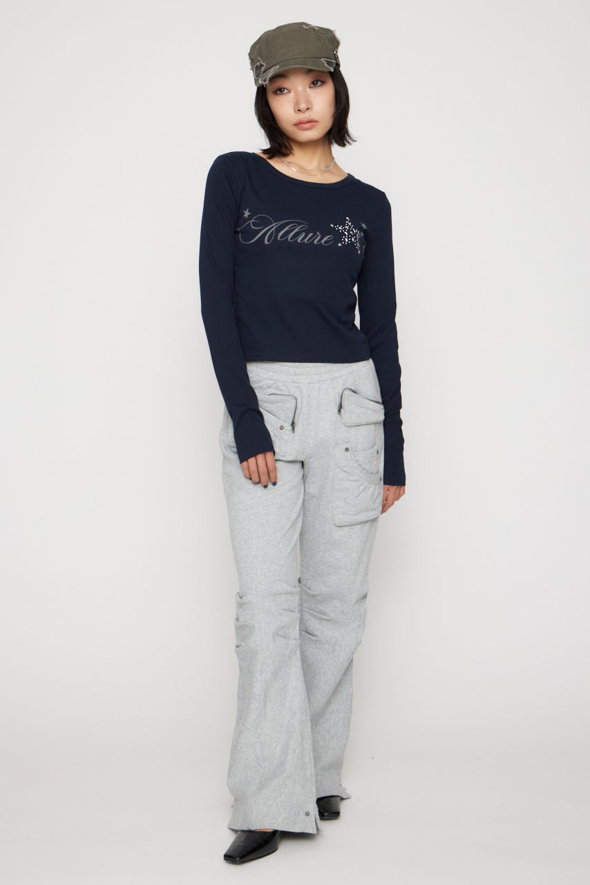 POCKET POINT CUT パンツ T.GRY S