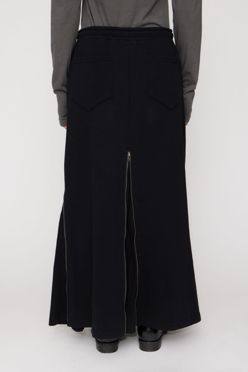 ZIP SPREAD スカート BLK S