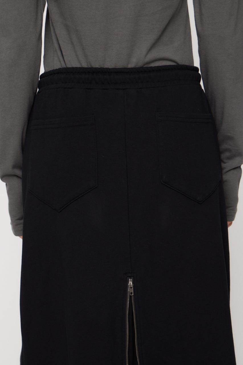 ZIP SPREAD スカート BLK S