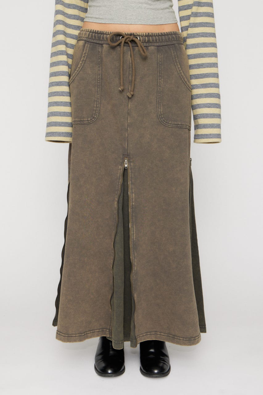 ZIP SPREAD スカート KHA S