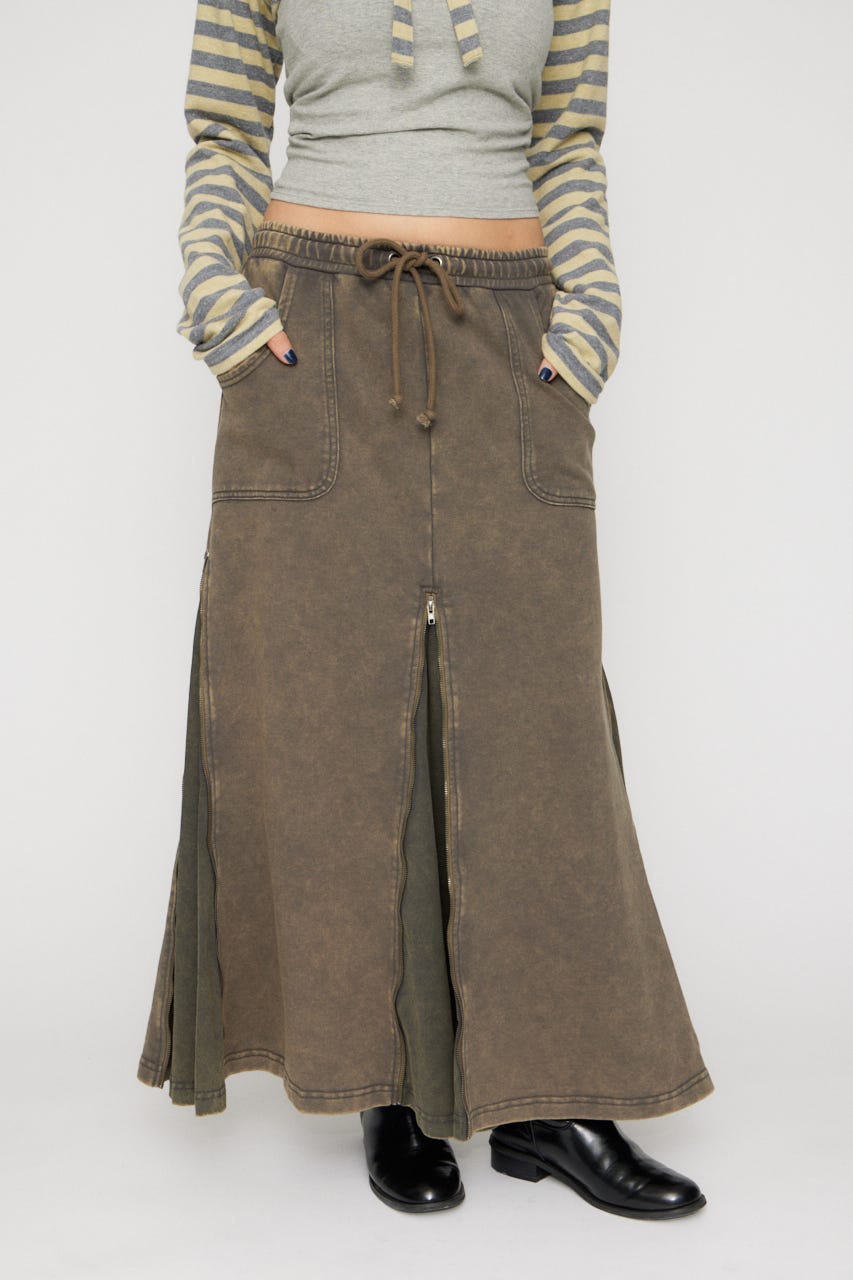 ZIP SPREAD スカート KHA S