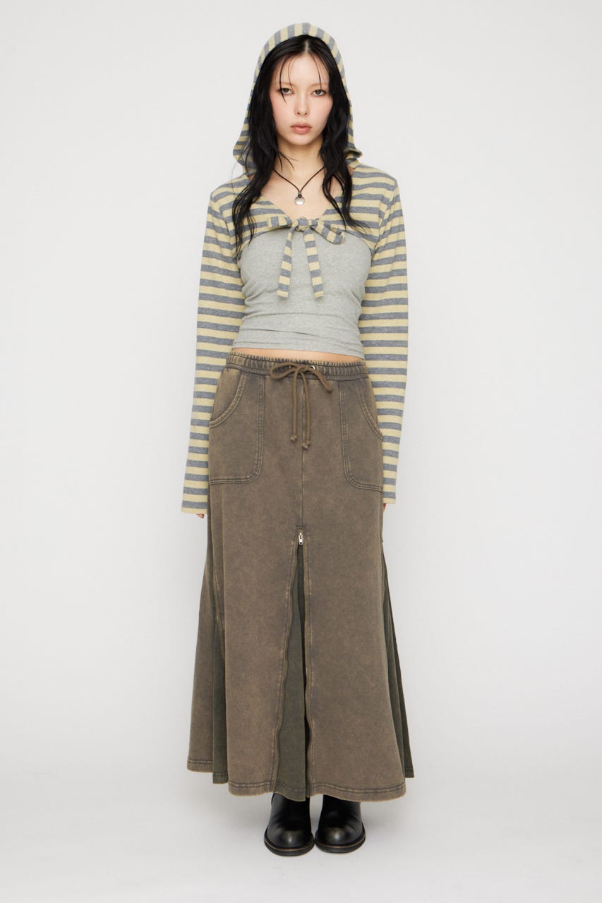 ZIP SPREAD スカート KHA S