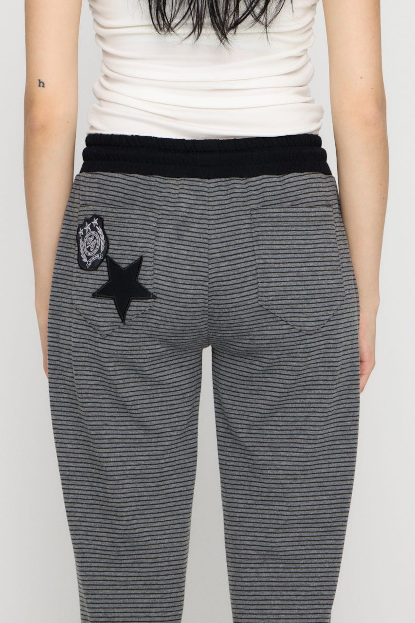 HIP PATCH WORK パンツ M/BLK S