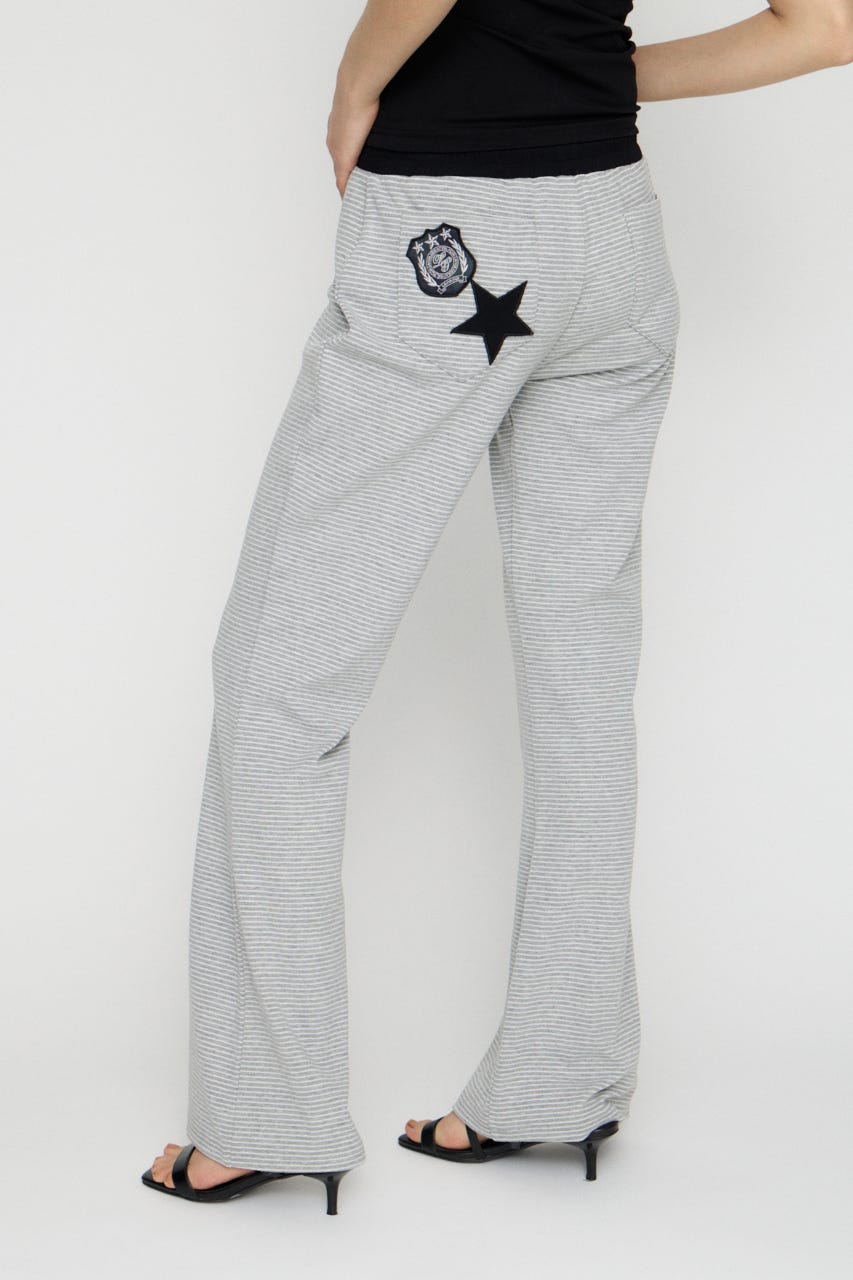 HIP PATCH WORK パンツ M/WHT S