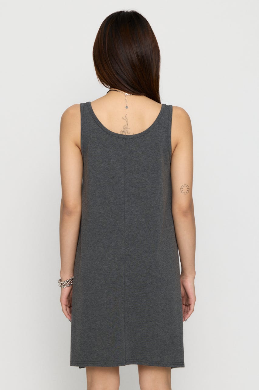 SHELL BUTTON ミニワンピース C.GRY S
