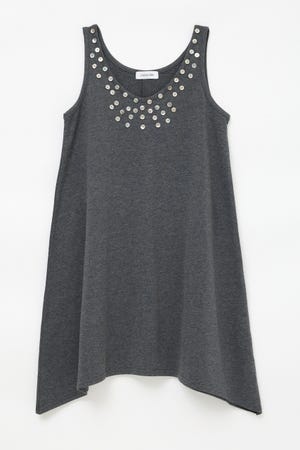 SHELL BUTTON ミニワンピース