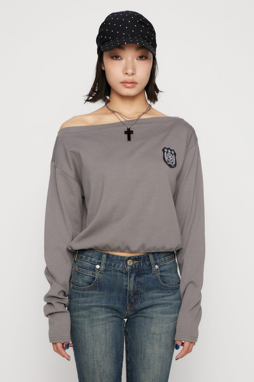 WAPPEN LOOSEY トップス GRY FREE