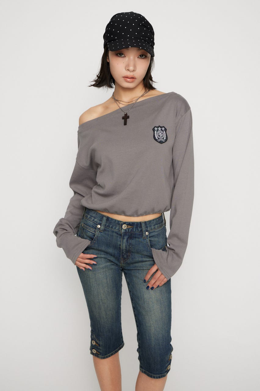 WAPPEN LOOSEY トップス GRY FREE