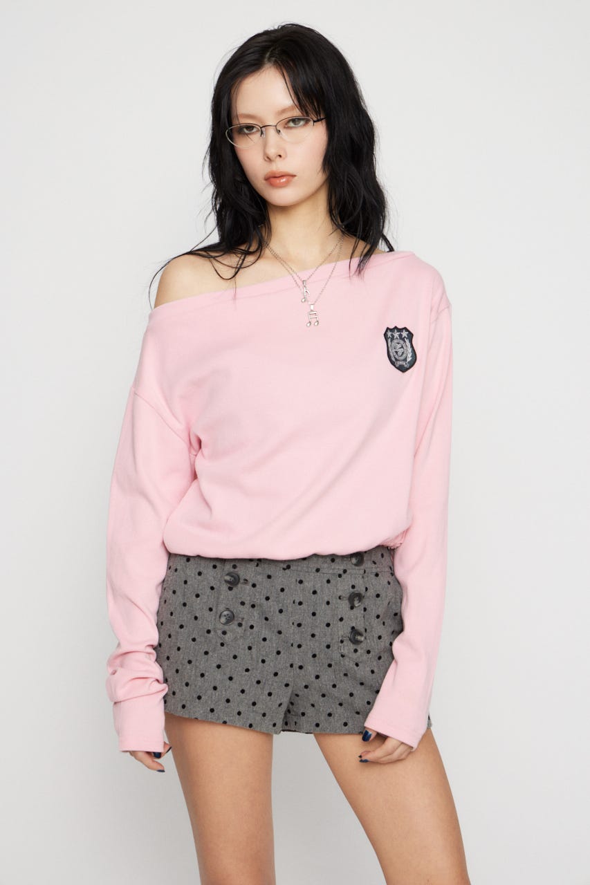 WAPPEN LOOSEY トップス L/PNK FREE