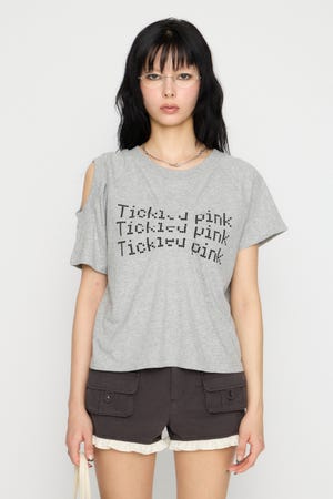 ASYMMETRY PRINT Tシャツ