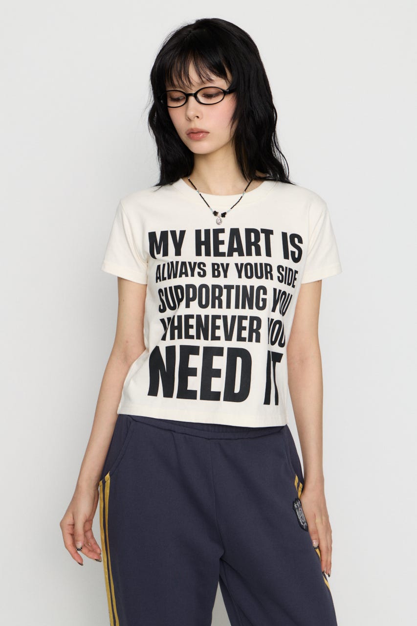 USEFUL PRINT Tシャツ WHT FREE