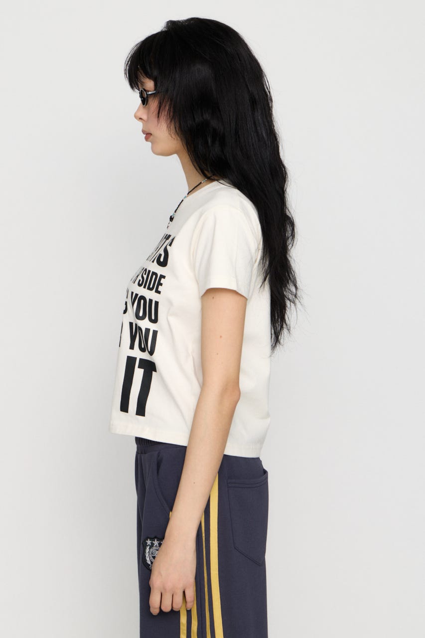 USEFUL PRINT Tシャツ WHT FREE