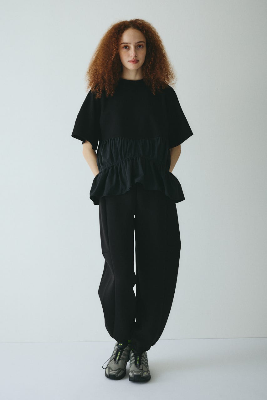 トップス HeRIN.CYE Frill A-line cut tops HeRIN.CYE | Frill A-line cut tops (Tシャツ・カットソー(半袖