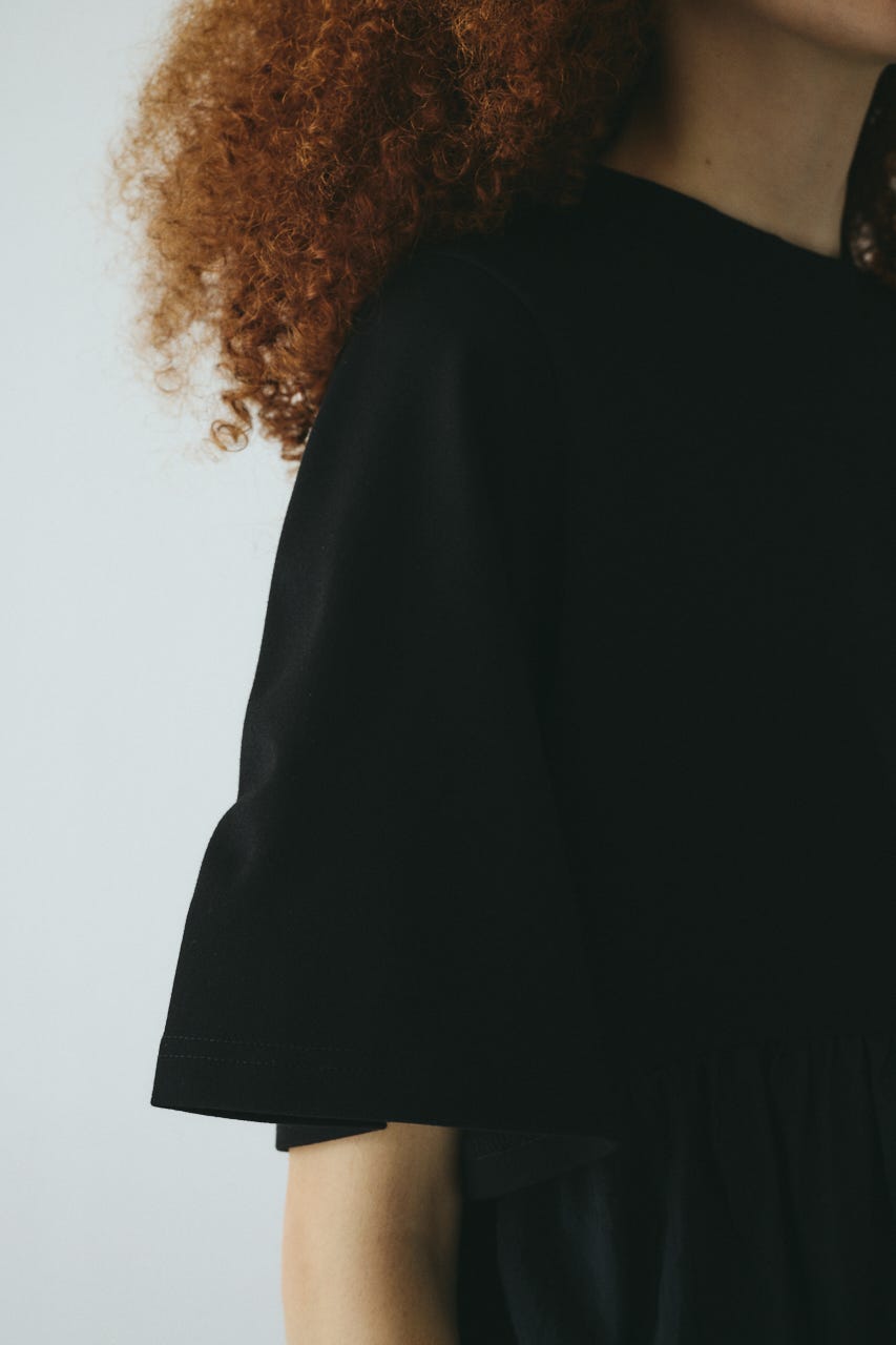 HeRIN.CYE | Frill A-line cut tops (Tシャツ・カットソー(半袖