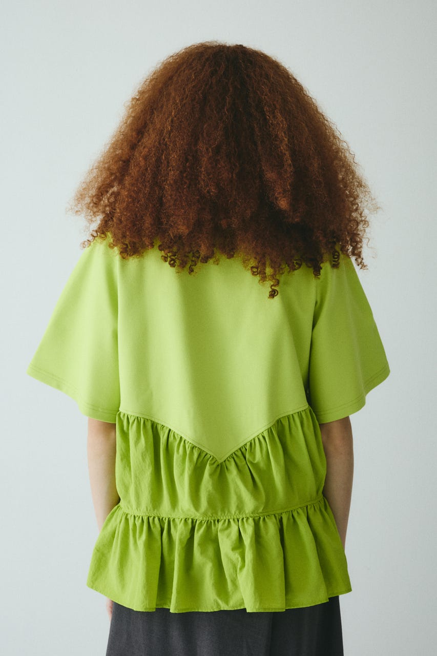 トップス HeRIN.CYE Frill A-line cut tops HeRIN.CYE｜Frill A-line cut tops | Rakuten Fashion(楽天