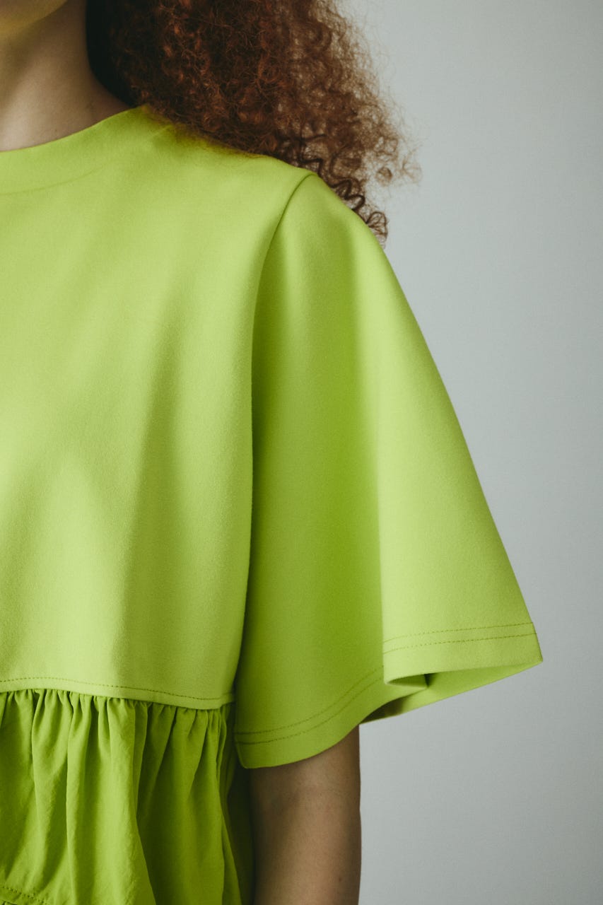 HeRIN.CYE | Frill A-line cut tops (Tシャツ・カットソー(半袖