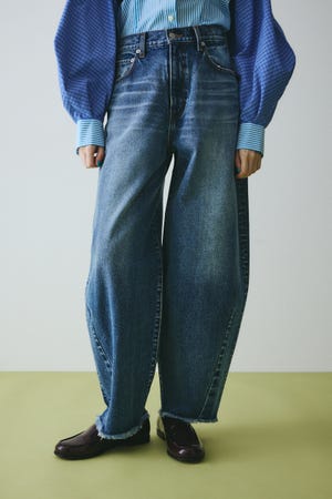 【美品】HeRIN.CYE HAKU Denim pantsハクデニムパンツ36 美品✨HeRIN.CYE HAKU Denim pantsハクデニムパンツ36 - メルカリ