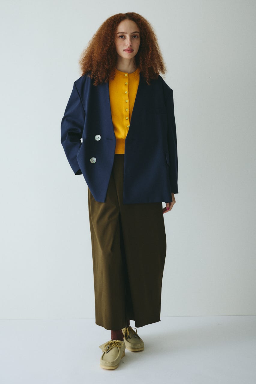 HeRIN.CYE | No collar over jacket (ジャケット ) |SHEL'TTER