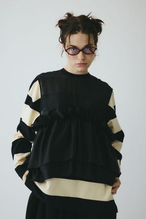 ［予約］Flare hem blouse