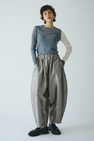 HeRIN.CYE | ［予約］Shiny cocoon pants (パンツ ) |SHEL'TTER