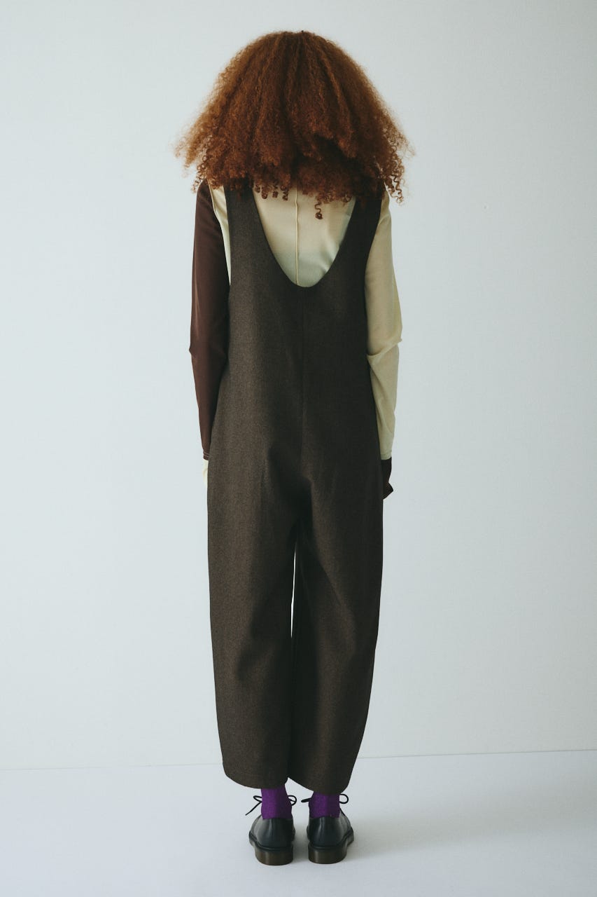 サロペット・オーバーオール・オールインワン HeRIN.CYE Cocoon all in one HeRIN.CYE ［予約］Cocoon all in one BLK -ファッション通販