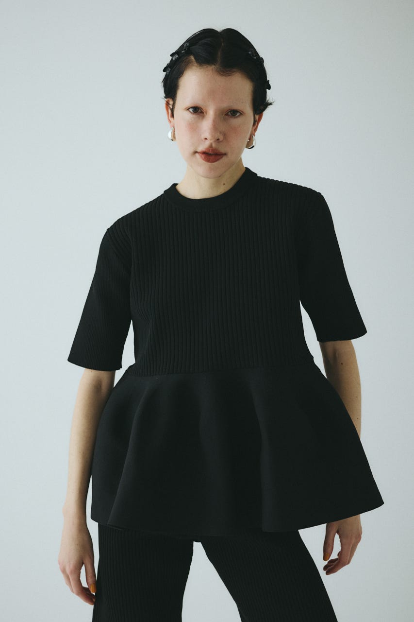 HeRIN.CYE | Flare hem knit tops (ニット ) |SHEL'TTER WEBSTORE