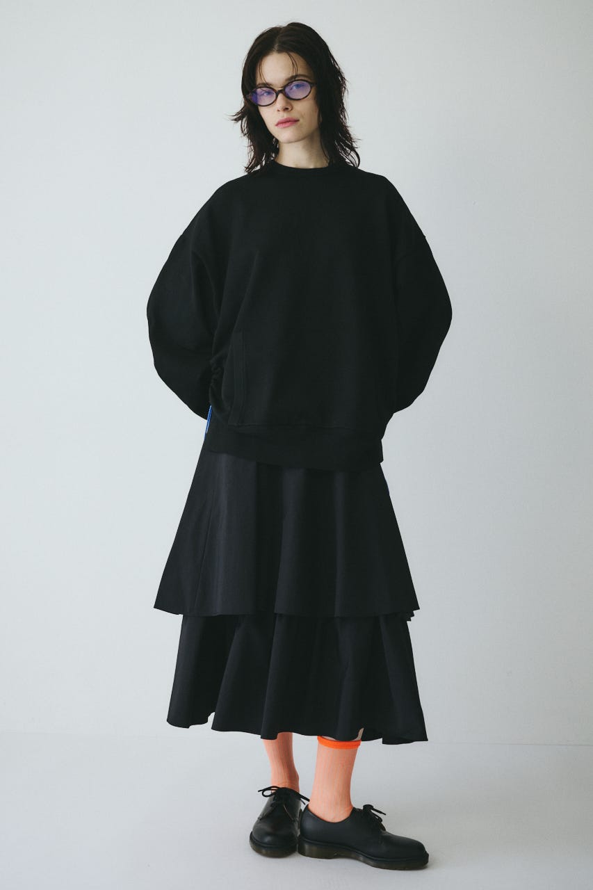 Pocket boy knit tops BLK FREE