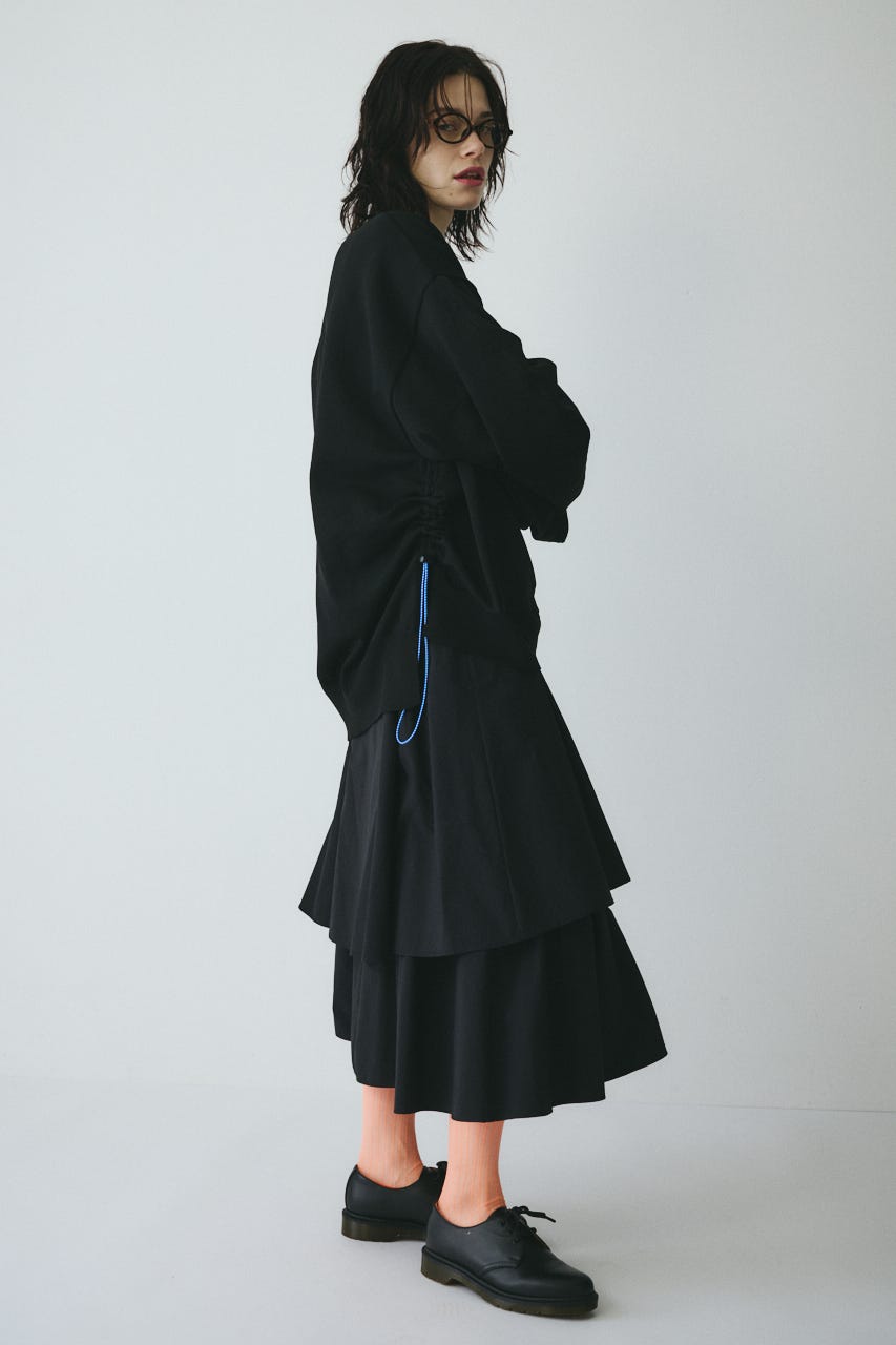 Pocket boy knit tops BLK FREE