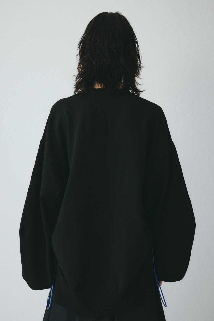 Pocket boy knit tops BLK FREE