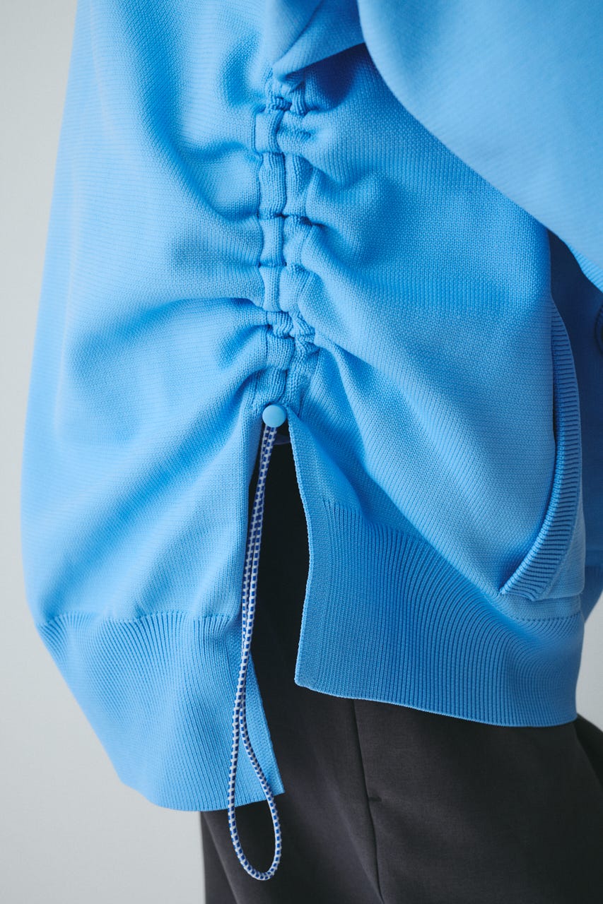 Pocket boy knit tops L/BLU FREE