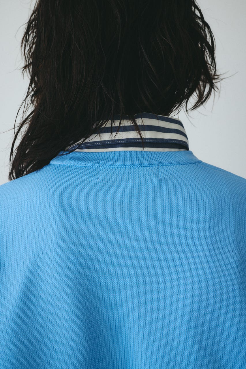 Pocket boy knit tops L/BLU FREE