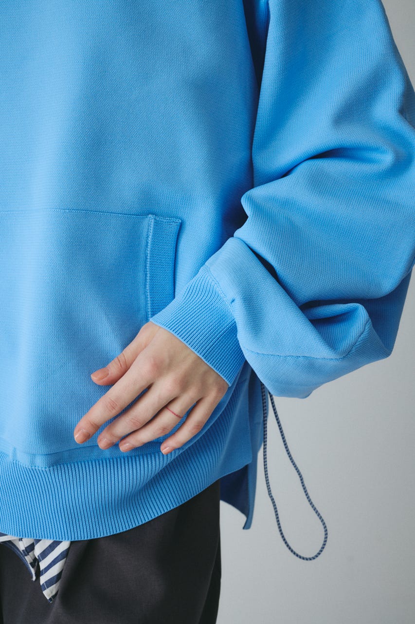 Pocket boy knit tops L/BLU FREE