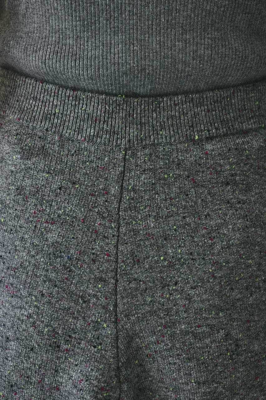 Nep cocoon knit pants GRY 38