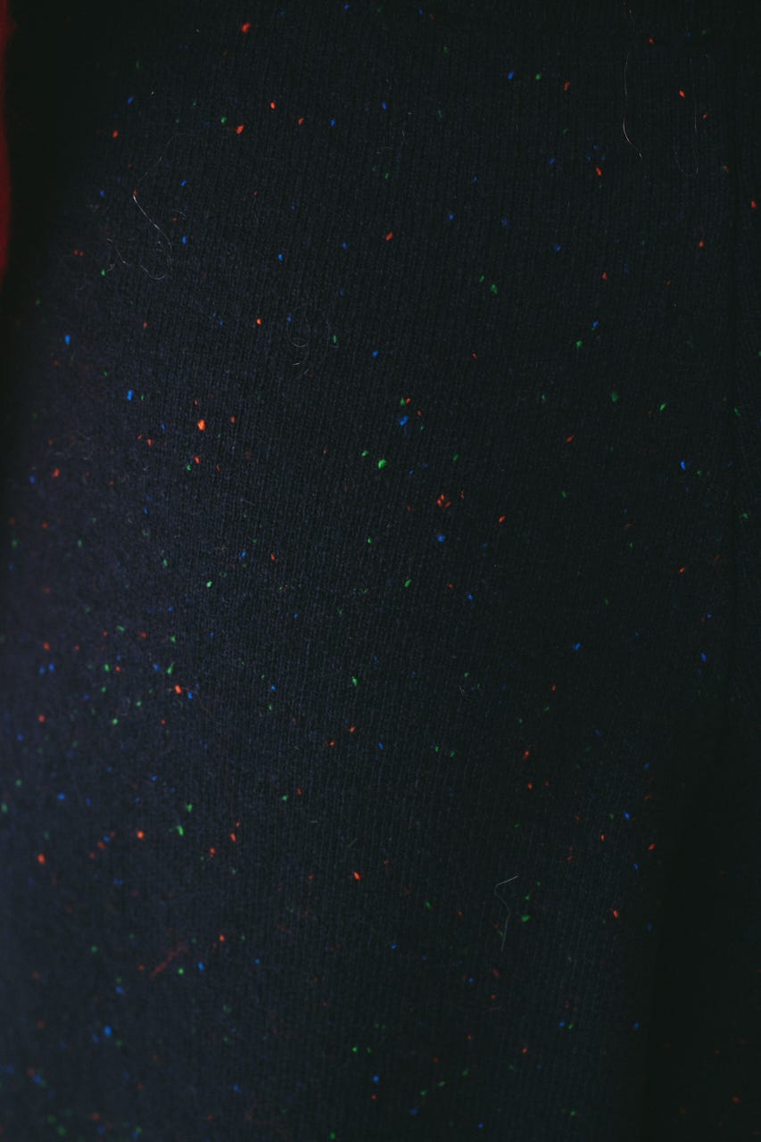 Nep cocoon knit pants NVY 38