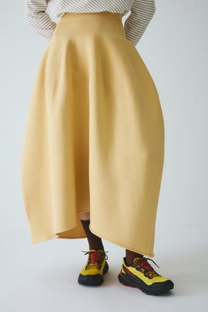 【新品未使用】 HeRIN.CYE Layered knit skirt 新品未使用】 HeRIN.CYE Layered knit skirt