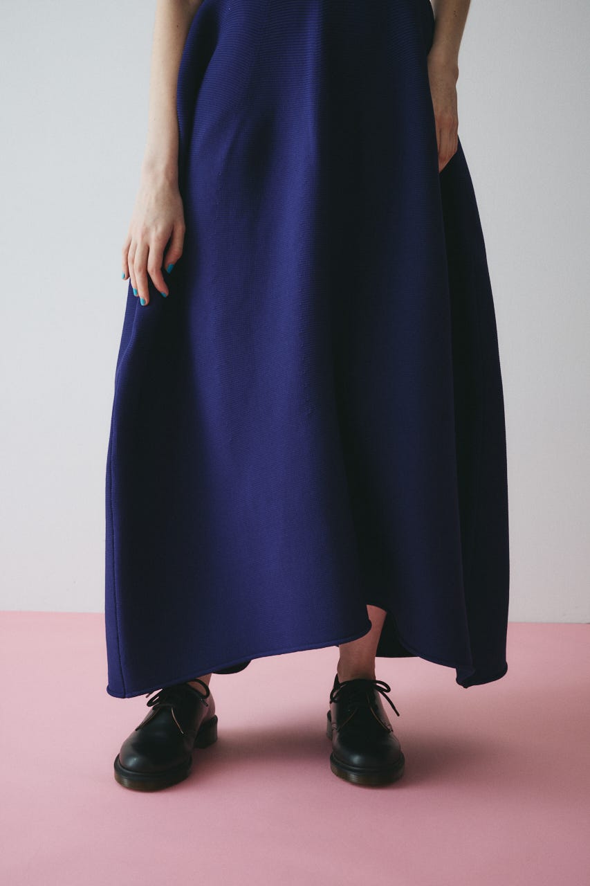 HeRIN.CYE | Volume knit dress (ワンピース(ロング） ) |SHEL