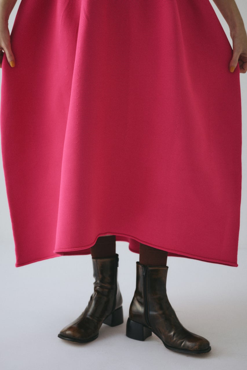 herin.cye box knit dress ニットワンピース タートル HeRIN.CYE | Volume knit dress (ワンピース(ロング） ) |SHEL