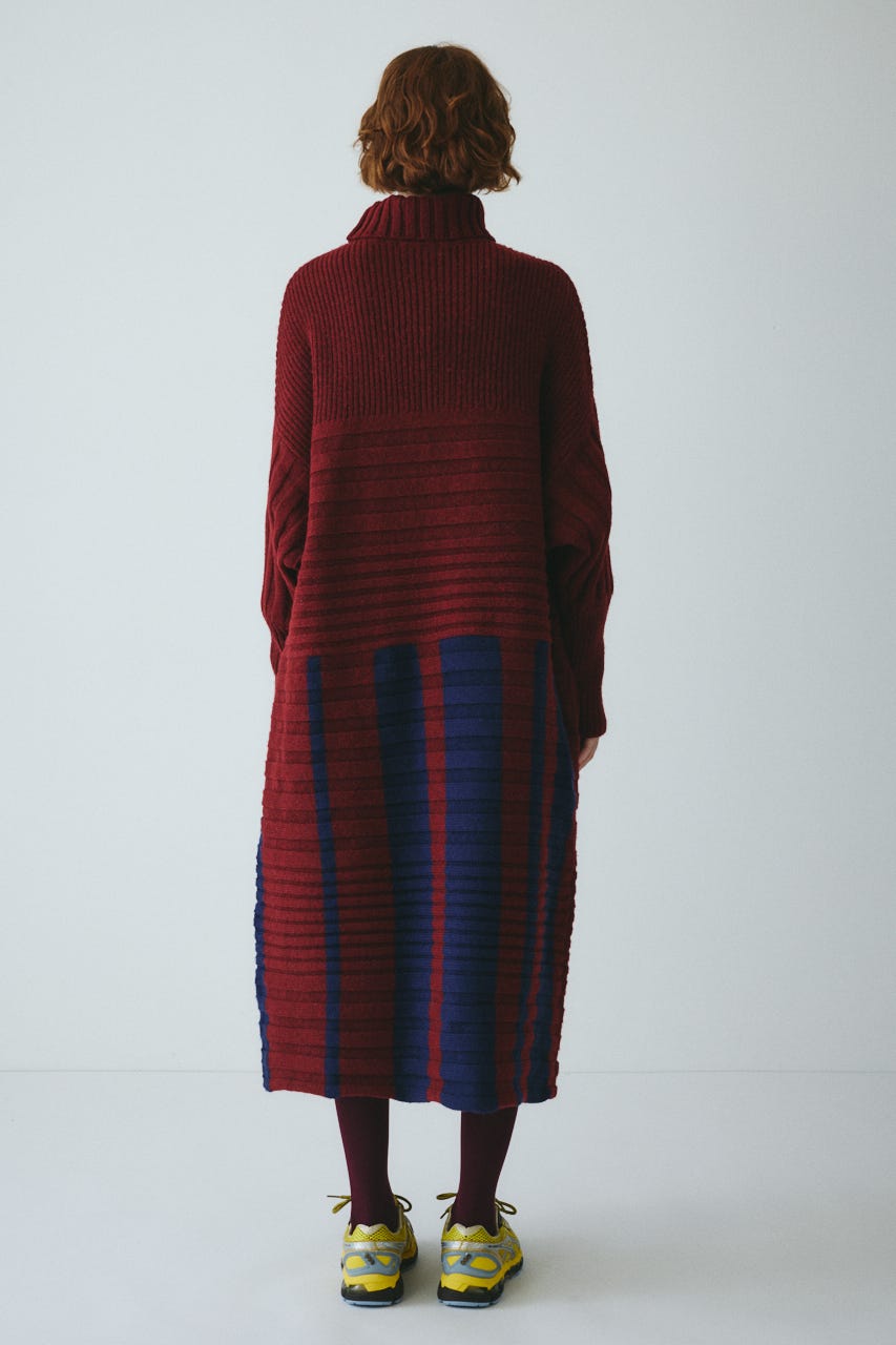 Box knit one-piece BRD FREE