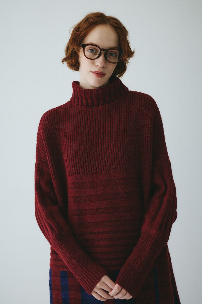 Box knit one-piece BRD FREE