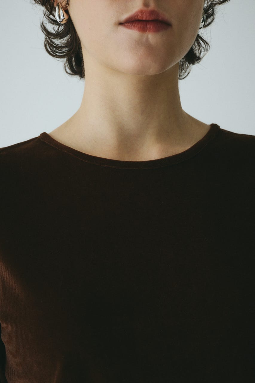 Velor cut tops BRN FREE