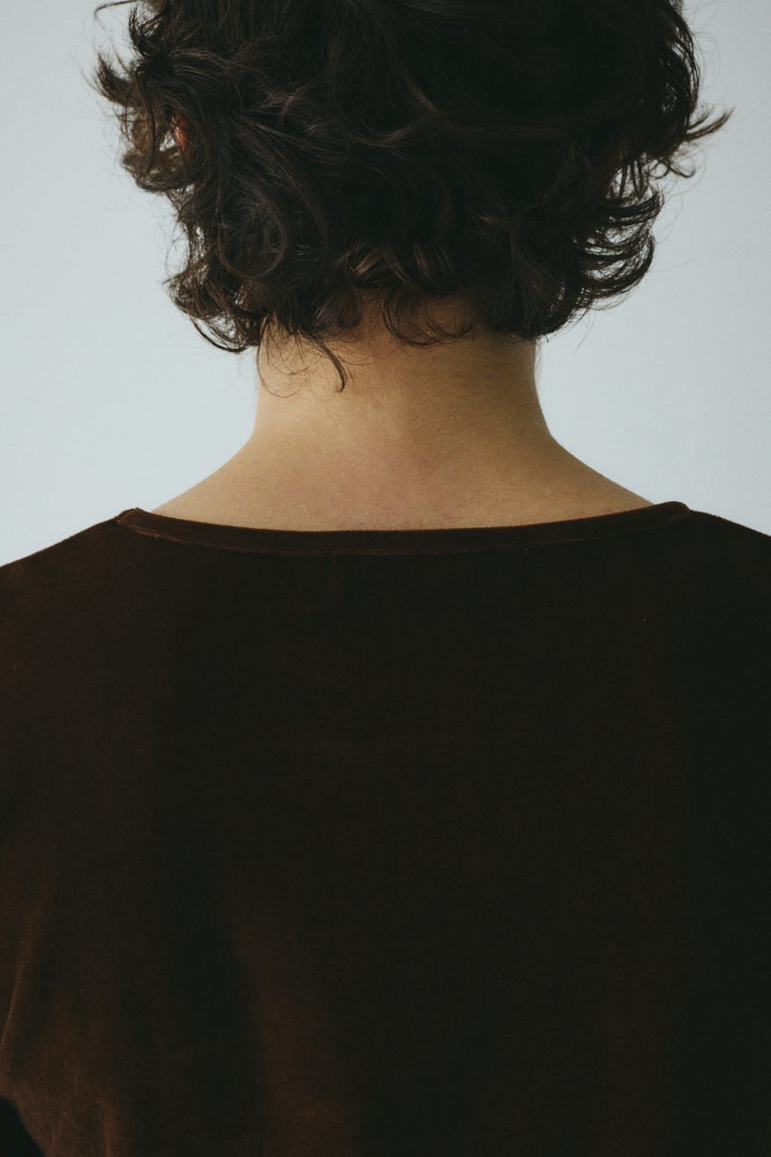 Velor cut tops BRN FREE