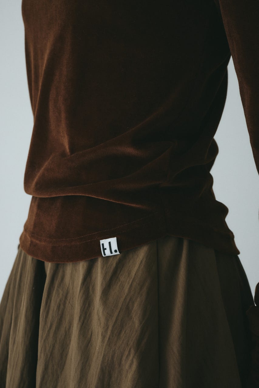 Velor cut tops BRN FREE