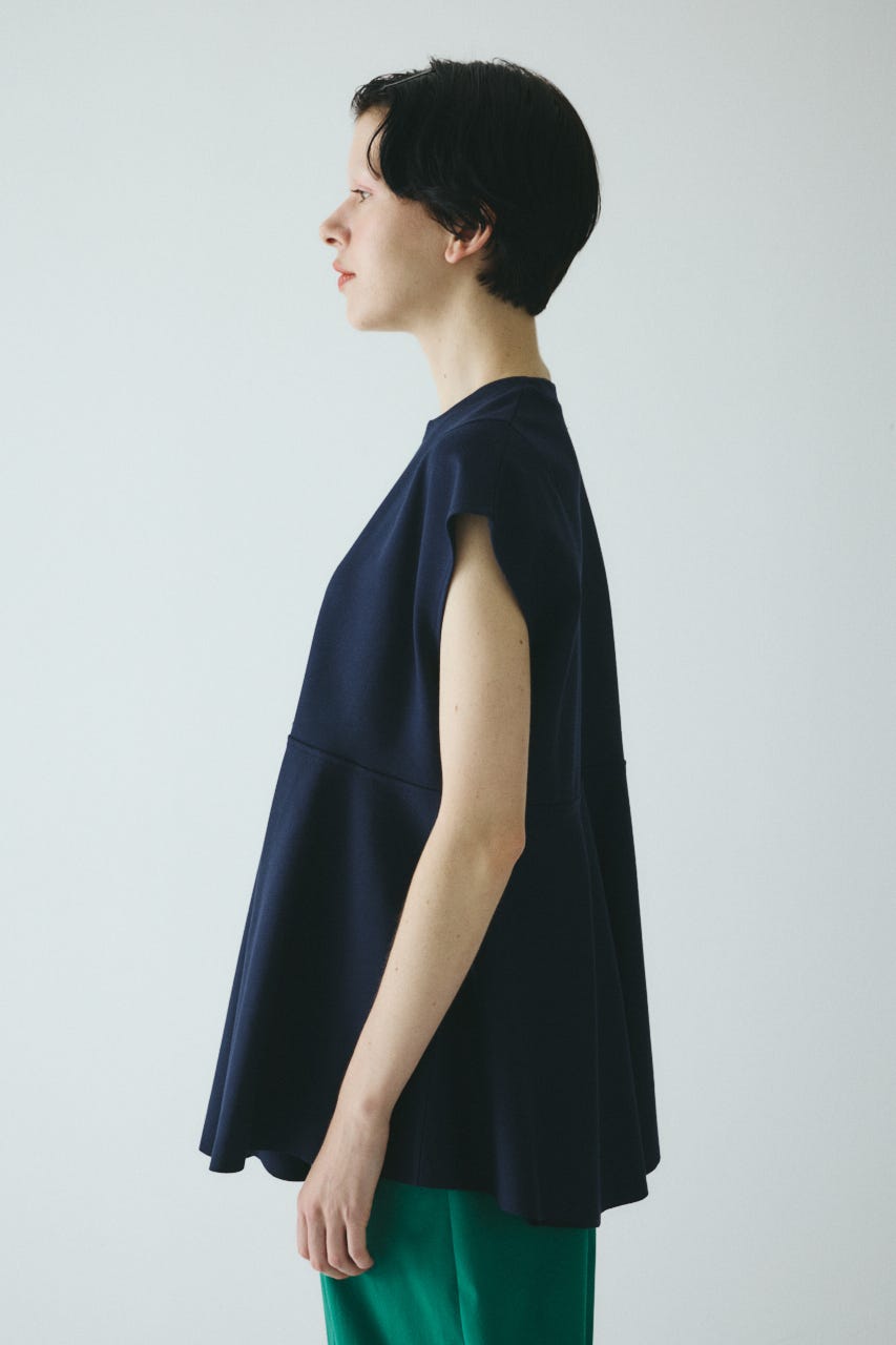 HeRIN.CYE | Cropped ponte tops (Tシャツ・カットソー(半袖